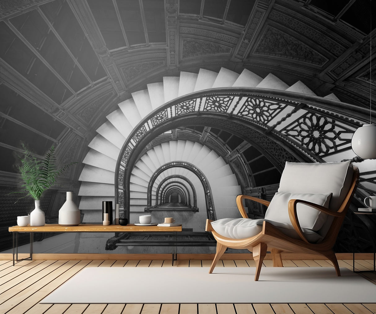 Staircase Poster och Canvastavla