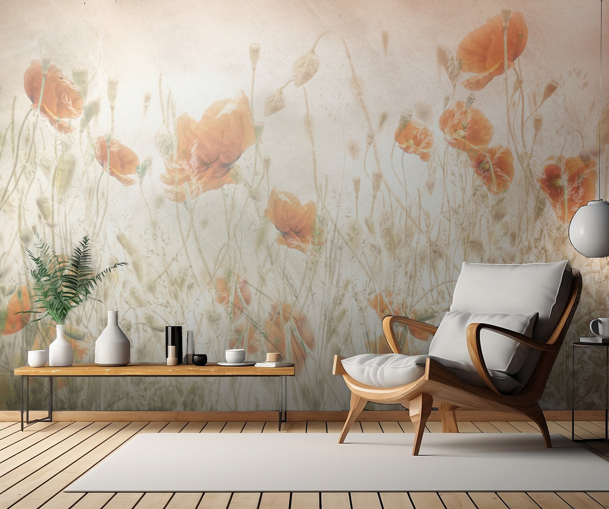 Poppies in the field Poster och Canvastavla