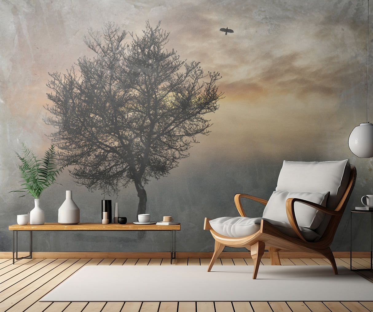 Frozen Sunset Poster och Canvastavla