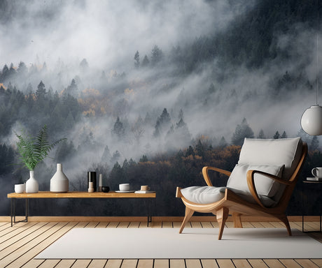 A path of the fog Poster och Canvastavla