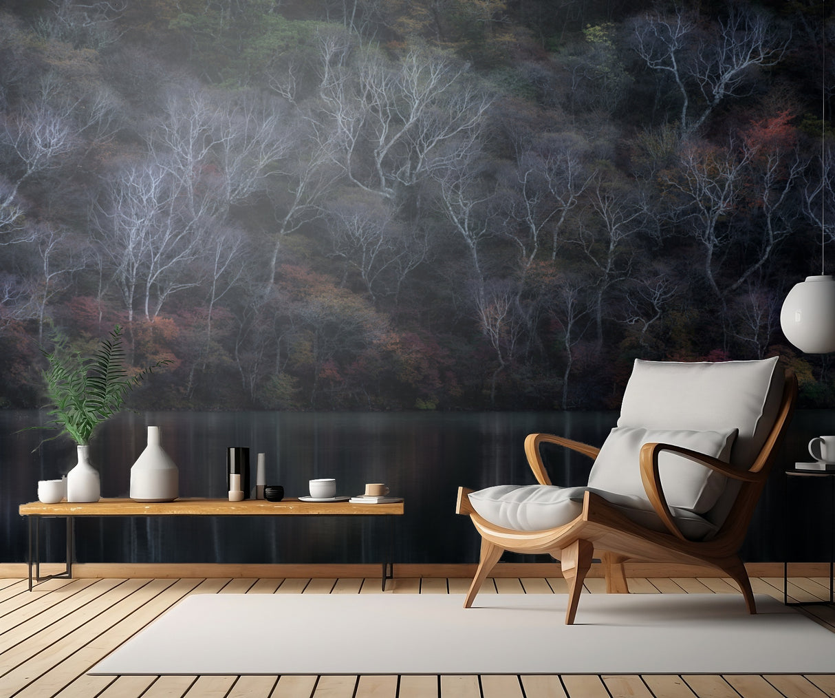 white birch Poster och Canvastavla