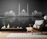 White mosque Poster och Canvastavla