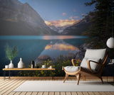 Golden Throne of Lake Louise Poster och Canvastavla