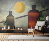Night encounter on a bridge Poster och Canvastavla