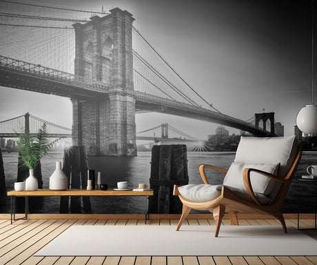 Brooklyn Bridge - sunrise Poster och Canvastavla