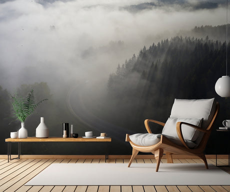 Road to fog Poster och Canvastavla