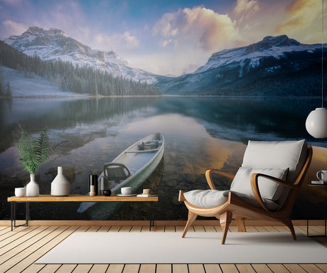 First Snow Emerald Lake Poster och Canvastavla