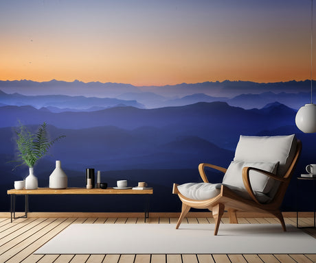 Misty Mountains Poster och Canvastavla