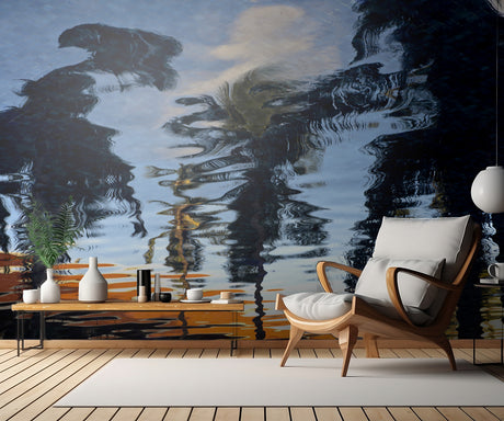 Palm Reflections Poster och Canvastavla