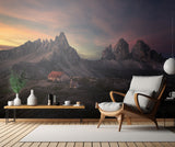 Sun rise at tre Cime di Lavaredo Poster och Canvastavla