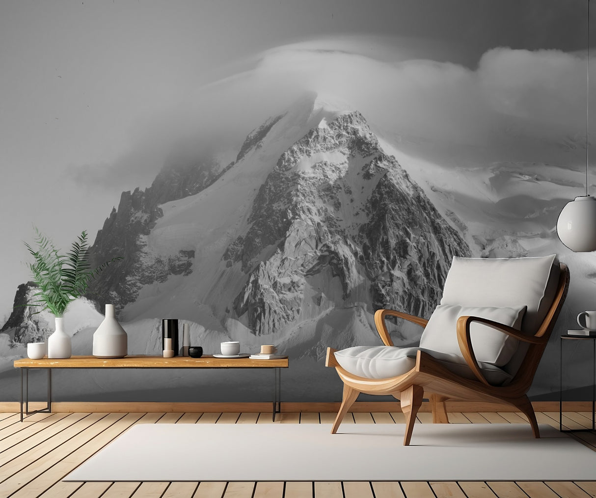 Misty Mountain Cold Poster och Canvastavla