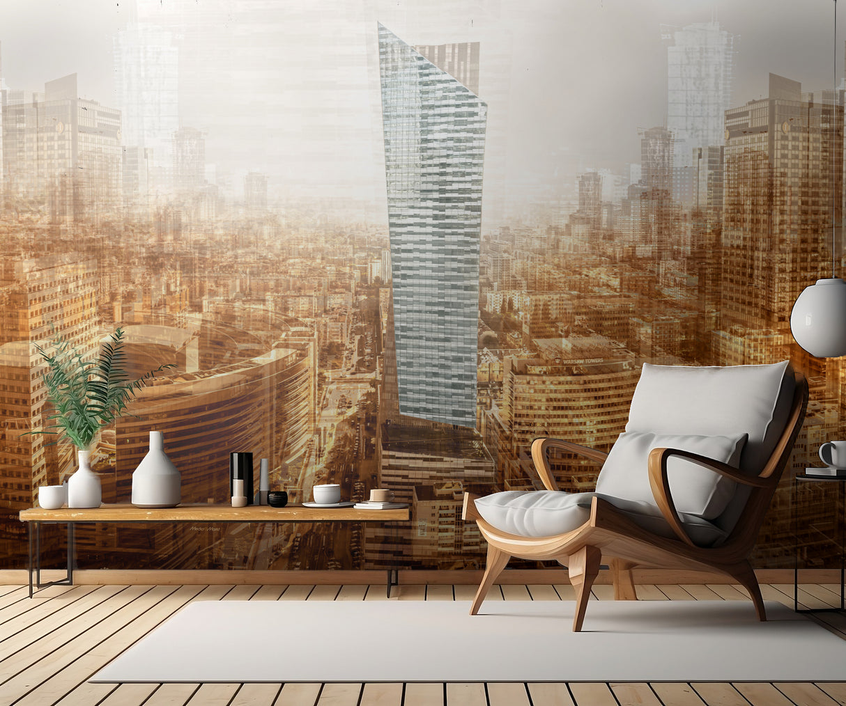 Warsaw Towers Poster och Canvastavla
