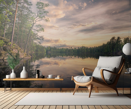 Lake tarmsjön, Sweden Poster och Canvastavla