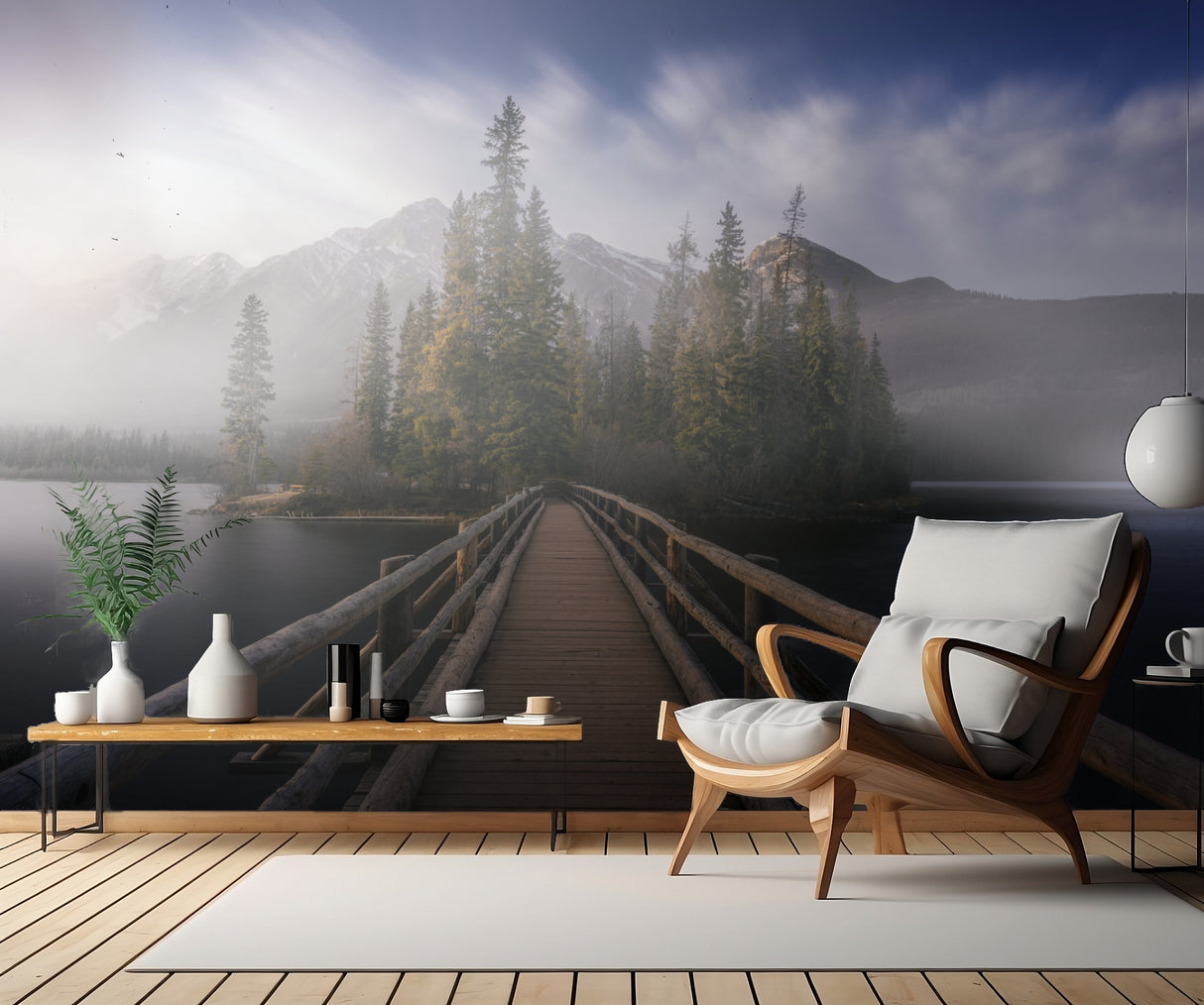 Briege to fog Poster och Canvastavla