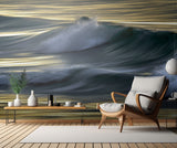 Waves in evening light Poster och Canvastavla