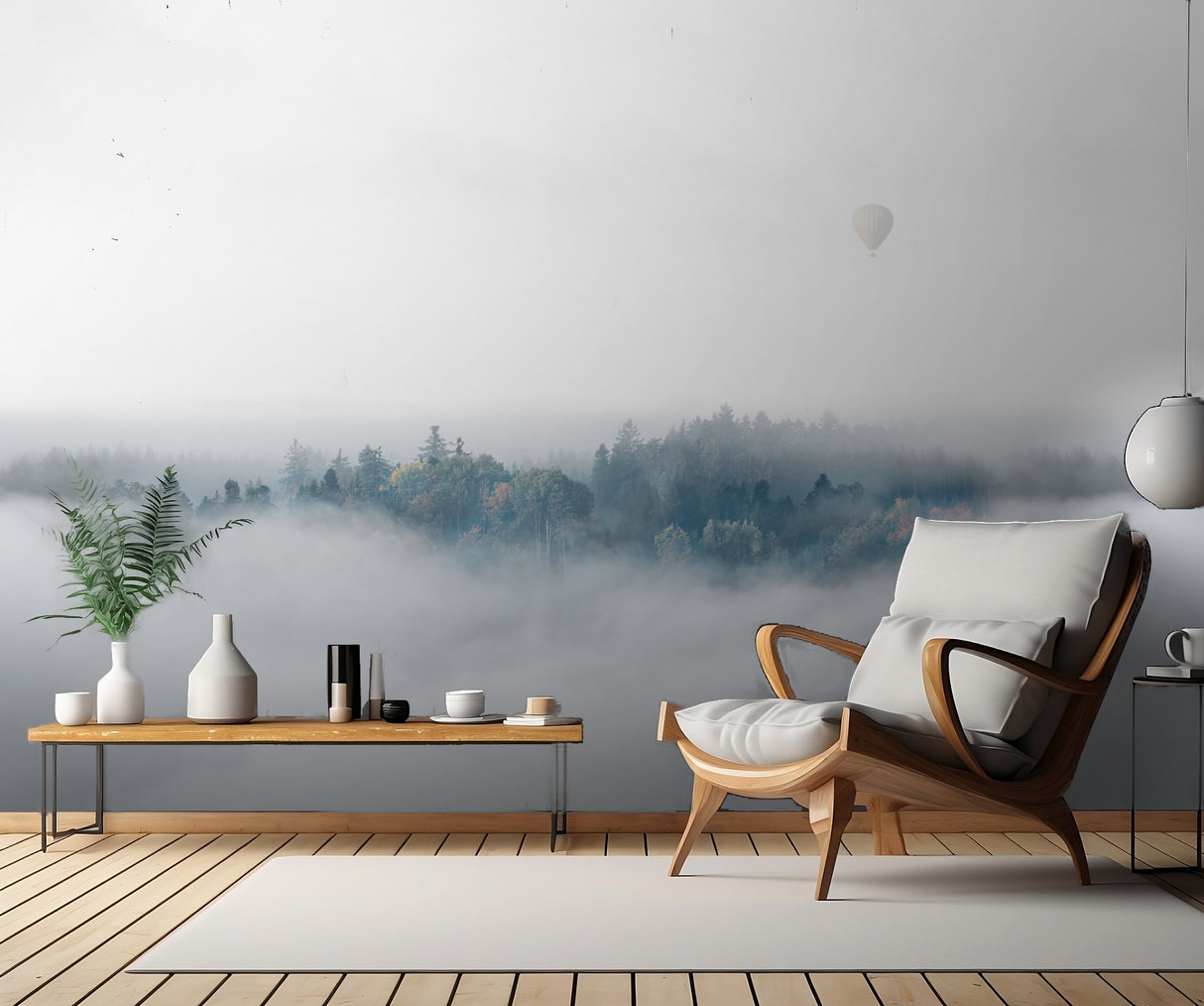 Misty Morning Surprise Poster och Canvastavla