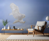 Snow Owl Poster och Canvastavla
