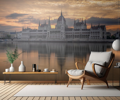 Sunrise in Budapest Poster och Canvastavla