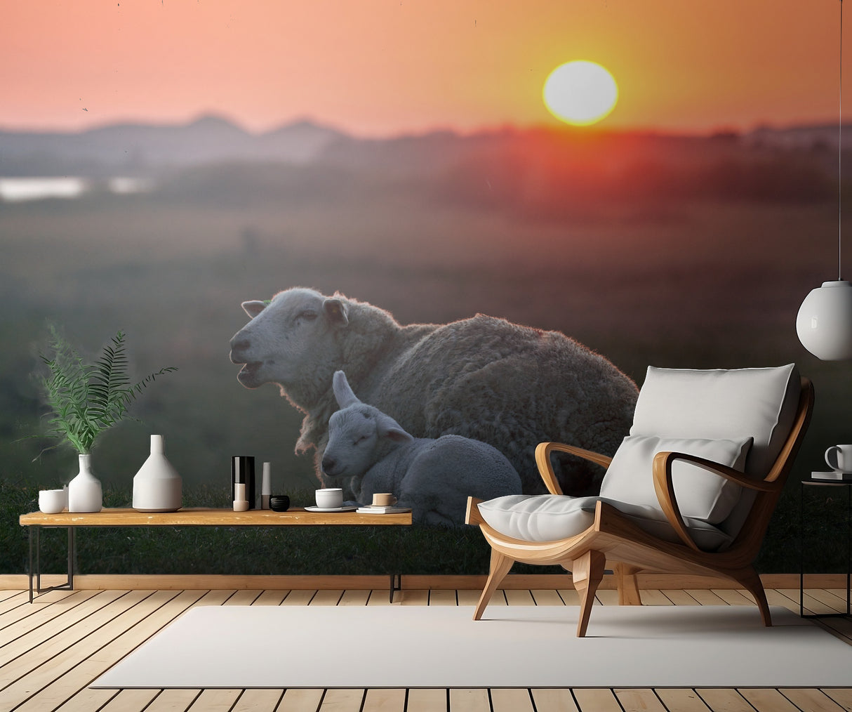 Sleep well Sheep Poster och Canvastavla