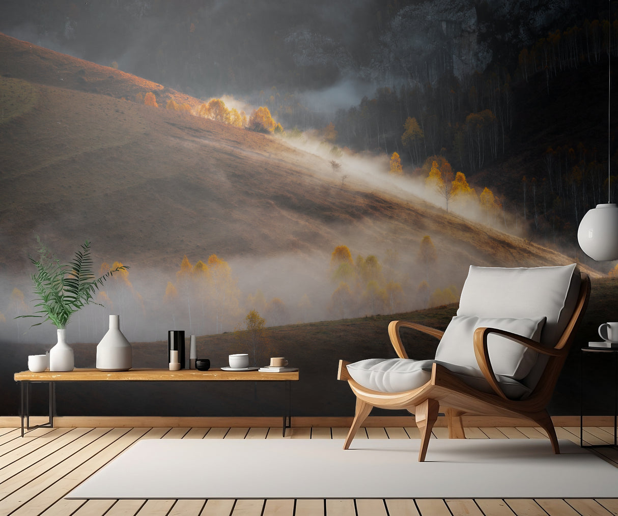 Misty mornings Poster och Canvastavla
