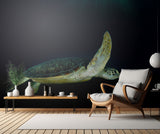 Green turtle Poster och Canvastavla
