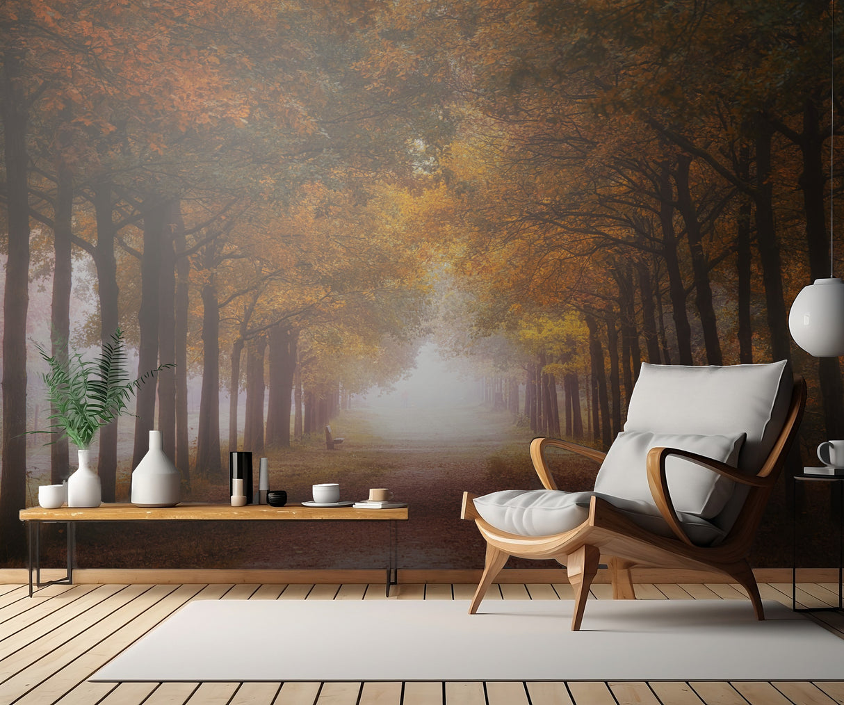 Foggy autumn dream Poster och Canvastavla