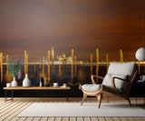 Gondolas Away, Venice Poster och Canvastavla