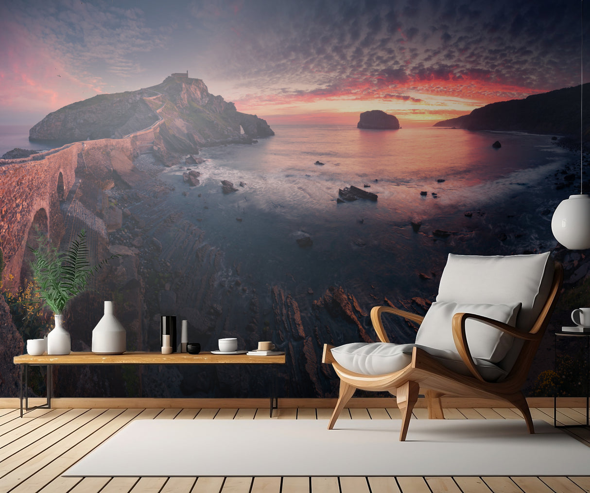 Gaztelugatxe Poster och Canvastavla