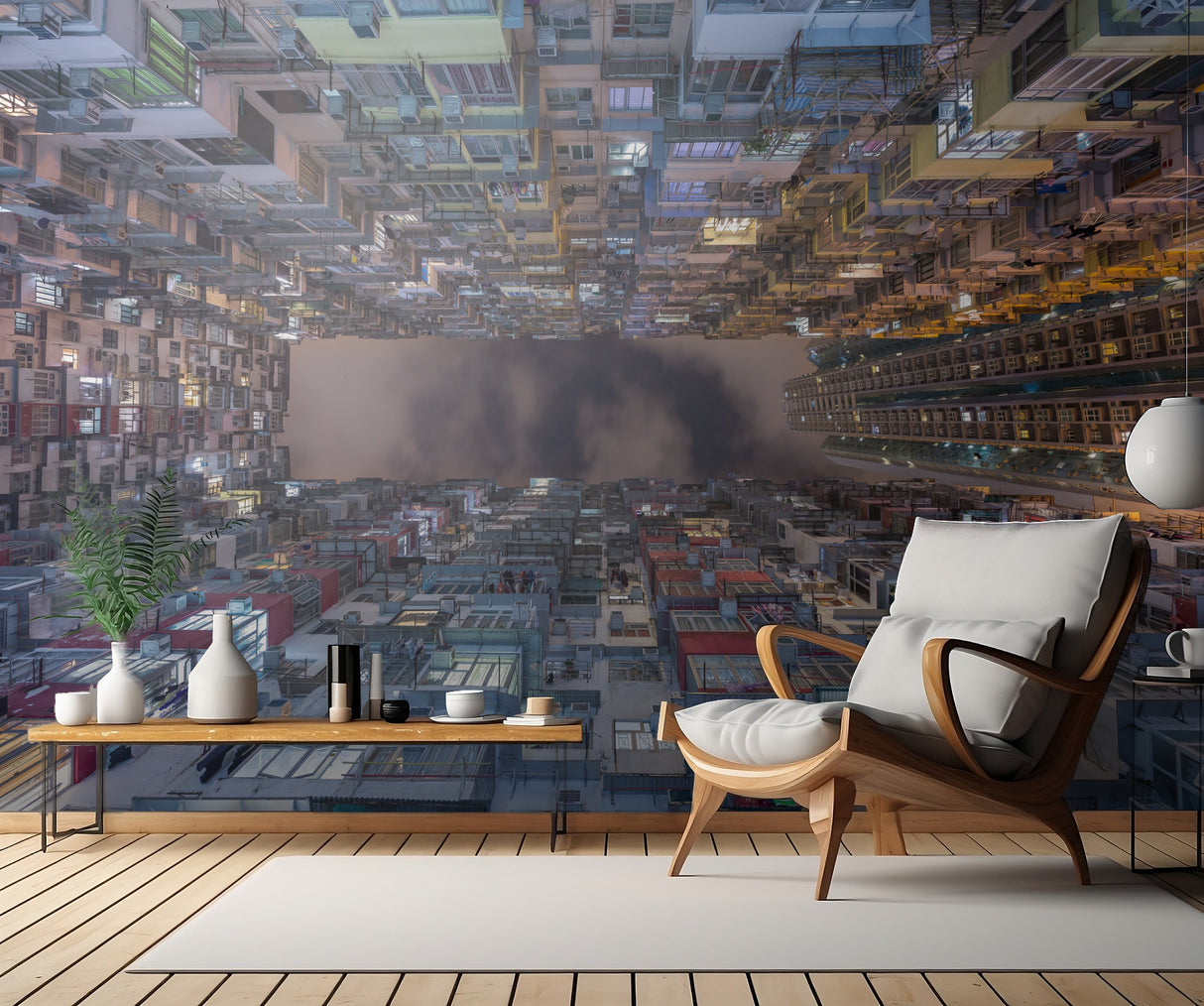Monster Building Poster och Canvastavla