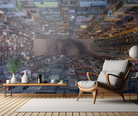 Monster Building Poster och Canvastavla