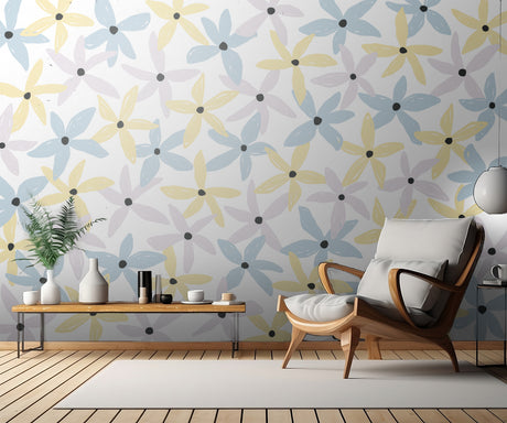 Playful Flowers Poster och Canvastavla
