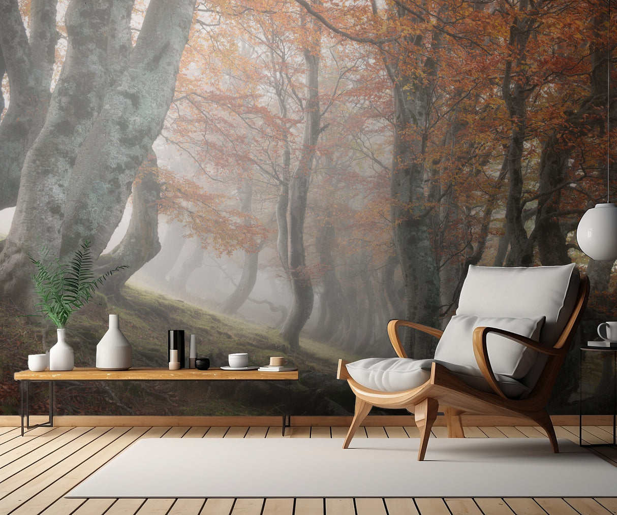 Twisted Beeches Poster och Canvastavla