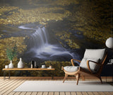 Autumn Waterfall Poster och Canvastavla