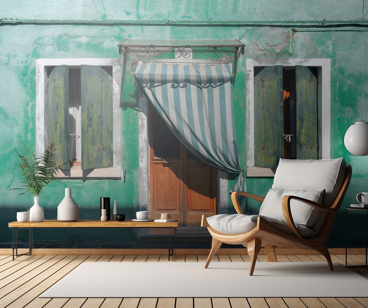 Symmetries in Burano Poster och Canvastavla