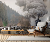 The steam train Poster och Canvastavla