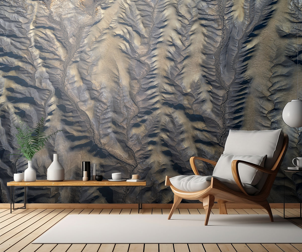 Badland Abstract Poster och Canvastavla