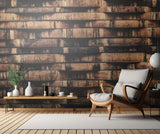 Wine Barrel Slats Poster och Canvastavla