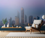 Abu Dhabi Skyline, UAE Poster och Canvastavla