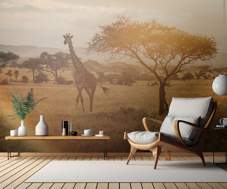 Giraffe Poster och Canvastavla