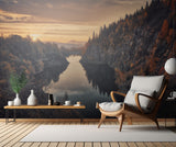 Sunrise over the quarry Poster och Canvastavla