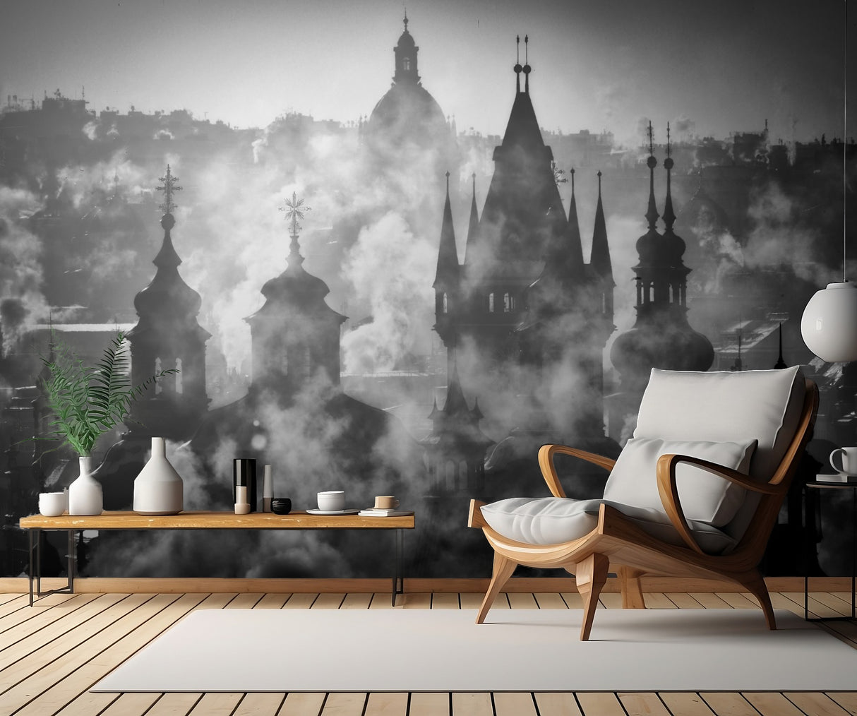 Prague Towers' Poster och Canvastavla