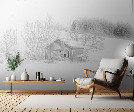 In a misty snowworld Poster och Canvastavla