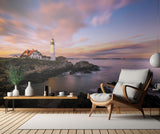 Coastline sunset Poster och Canvastavla