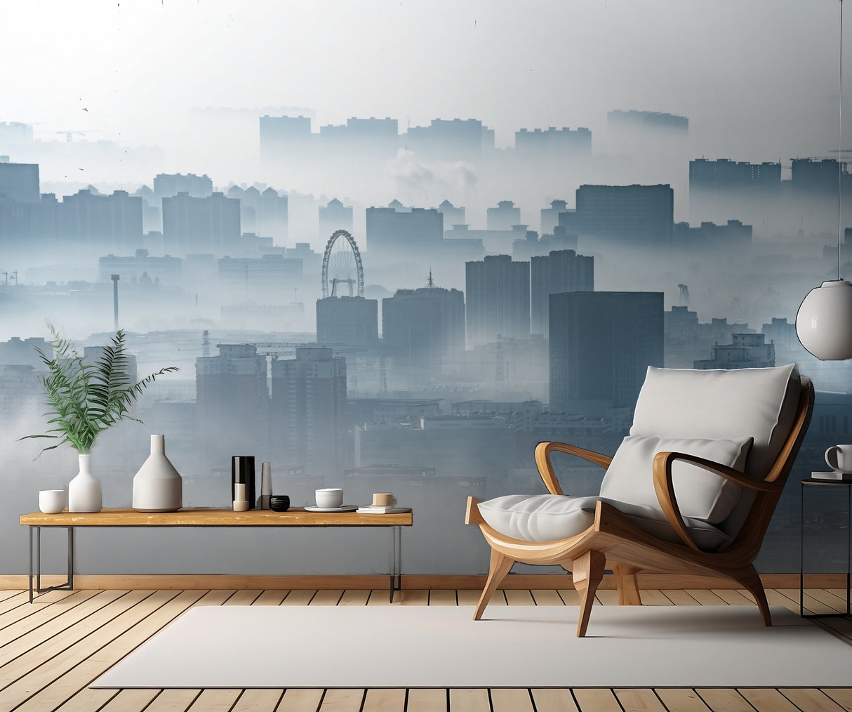 The city of fog Poster och Canvastavla