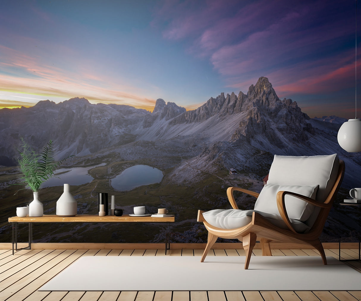 Mountainscape Poster och Canvastavla