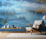 Foggy Autumn Poster och Canvastavla