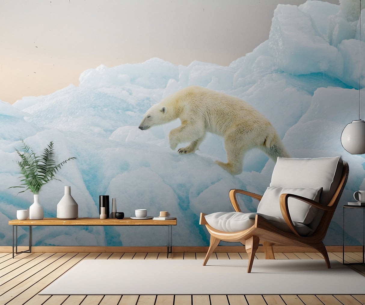 Polar Bear at Svalbard Poster och Canvastavla