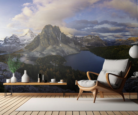 Sunrise at Mt. Assiniboine Poster och Canvastavla