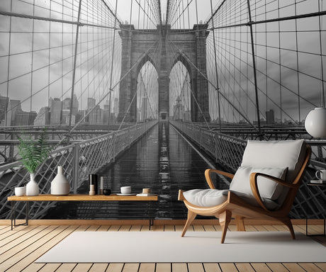 Brooklyn Bridge Poster och Canvastavla