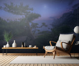 Moon Night Poster och Canvastavla